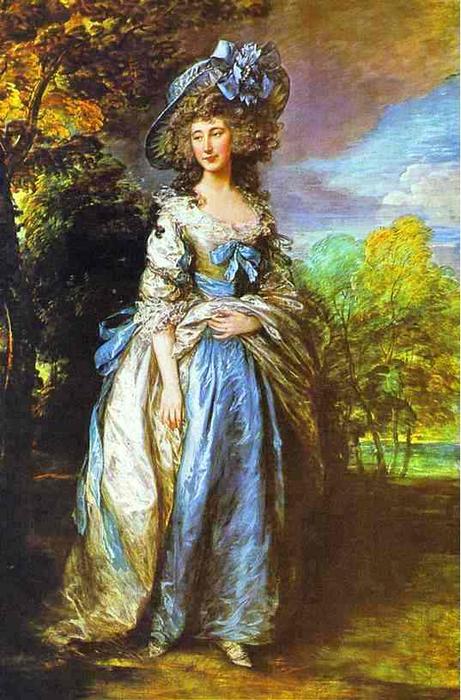 WikiOO.org - Енциклопедія образотворчого мистецтва - Живопис, Картини
 Thomas Gainsborough - Sophia Charlotte, Lady Sheffield