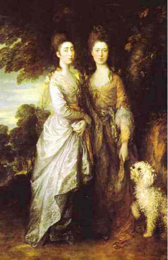 Wikioo.org – La Enciclopedia de las Bellas Artes - Pintura, Obras de arte de Thomas Gainsborough - Hijas del Artista