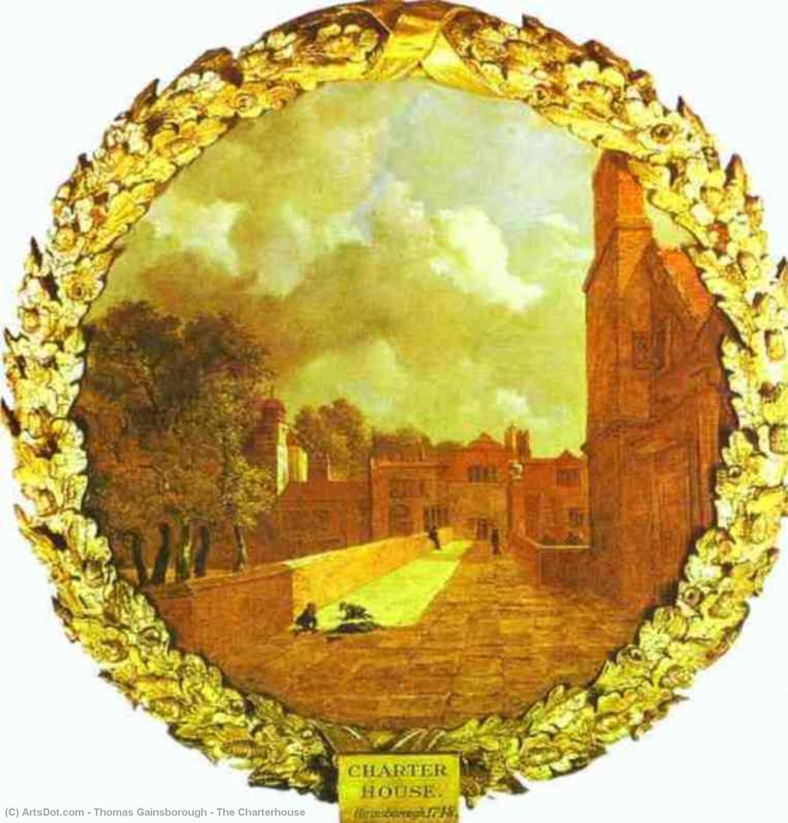 Wikioo.org - The Encyclopedia of Fine Arts - Painting, Artwork by Thomas Gainsborough - The Charterhouse