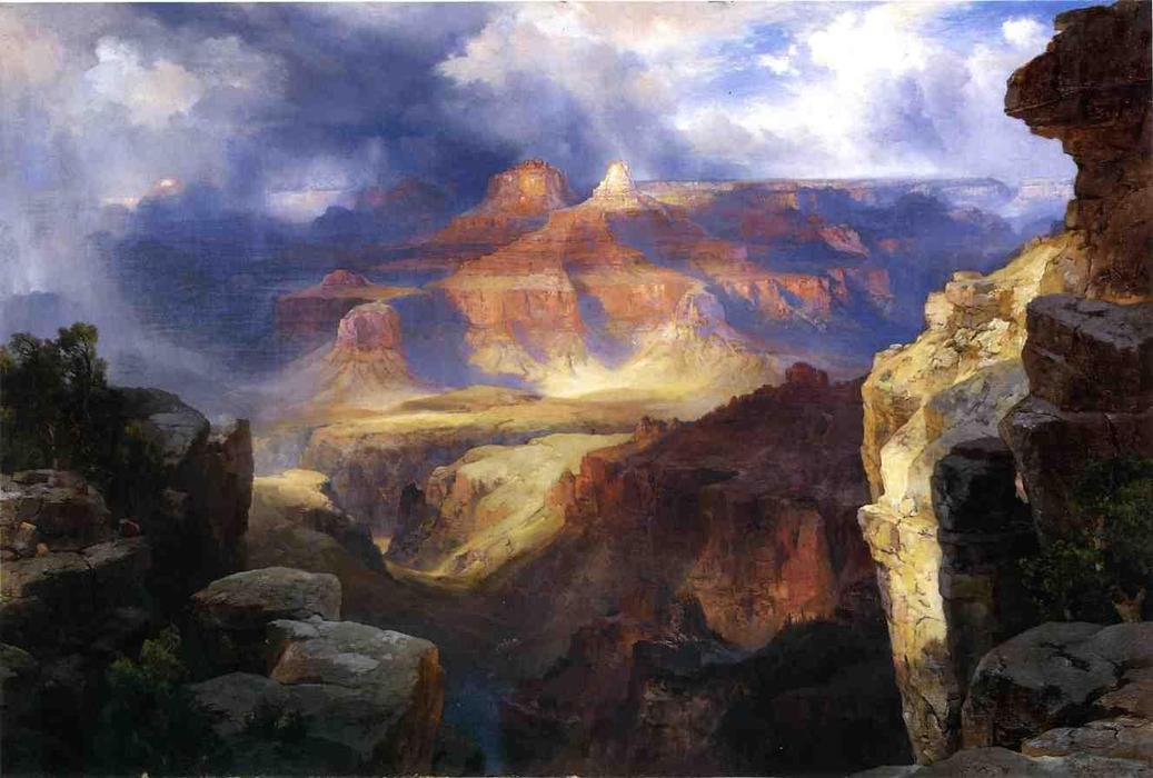 Wikioo.org - The Encyclopedia of Fine Arts - Painting, Artwork by Thomas Moran - A Miracle of Nature