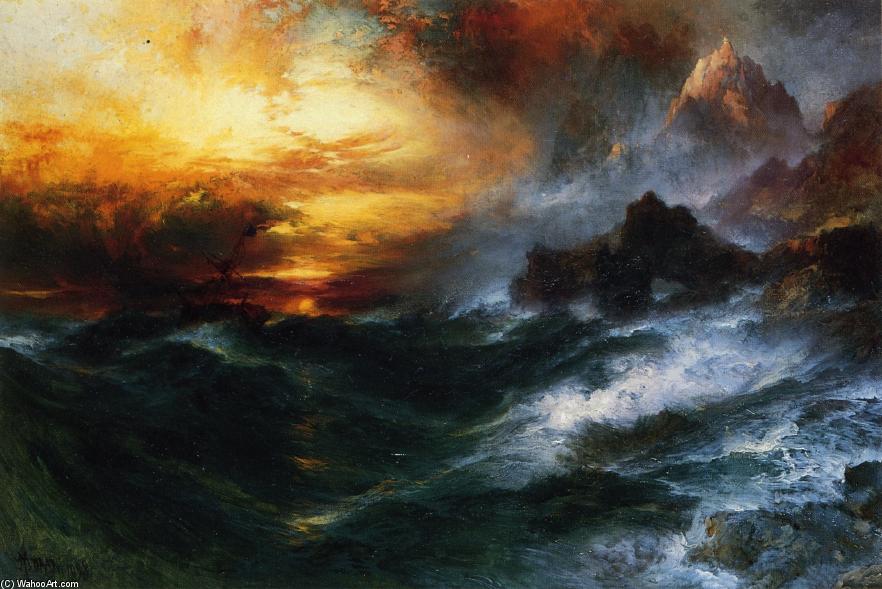 Wikioo.org - The Encyclopedia of Fine Arts - Painting, Artwork by Thomas Moran - A Mountain of Loadstone