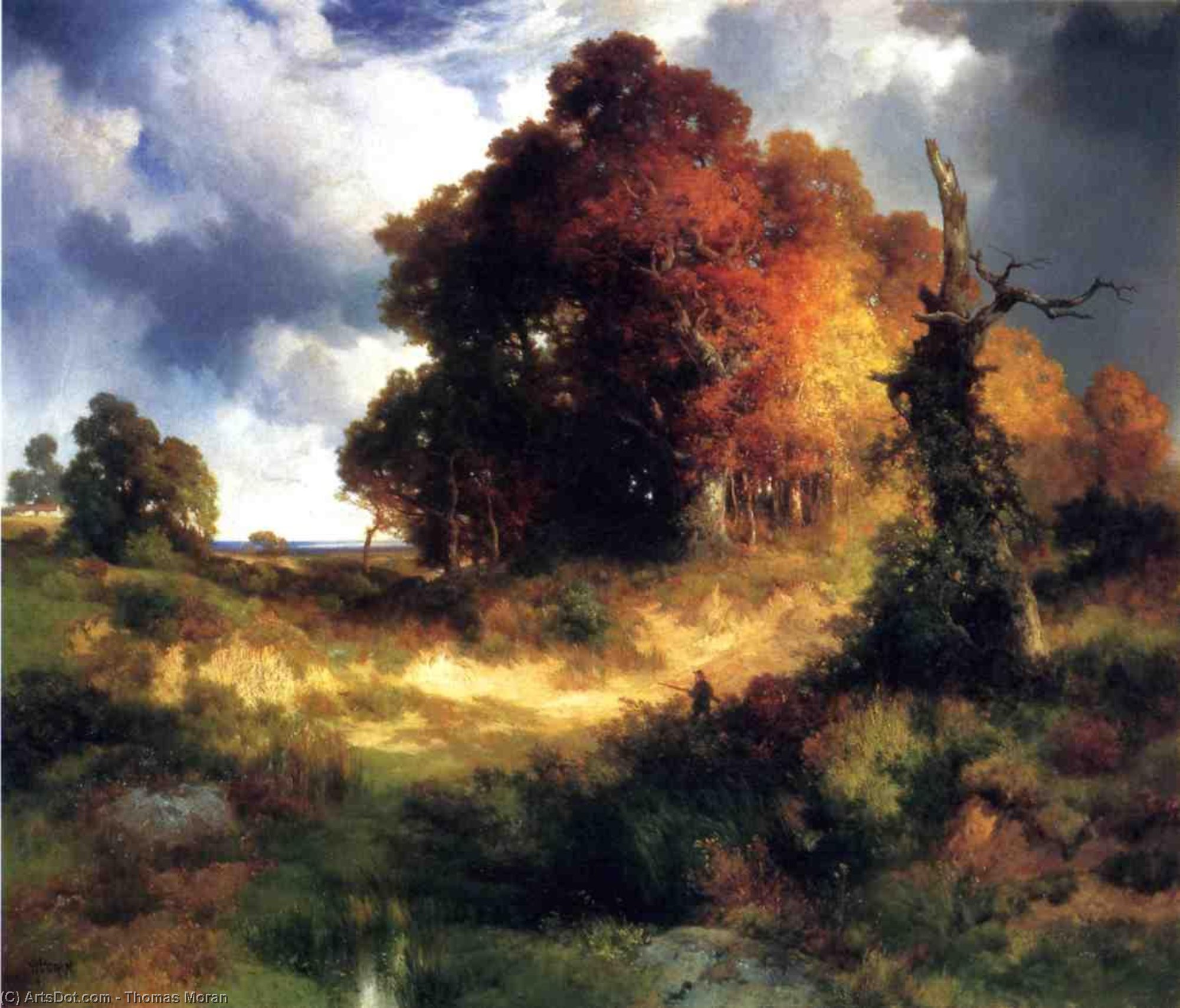WikiOO.org - Encyclopedia of Fine Arts - Lukisan, Artwork Thomas Moran - Autumn