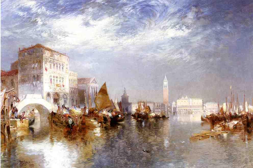 Wikioo.org - The Encyclopedia of Fine Arts - Painting, Artwork by Thomas Moran - Glorious Venice