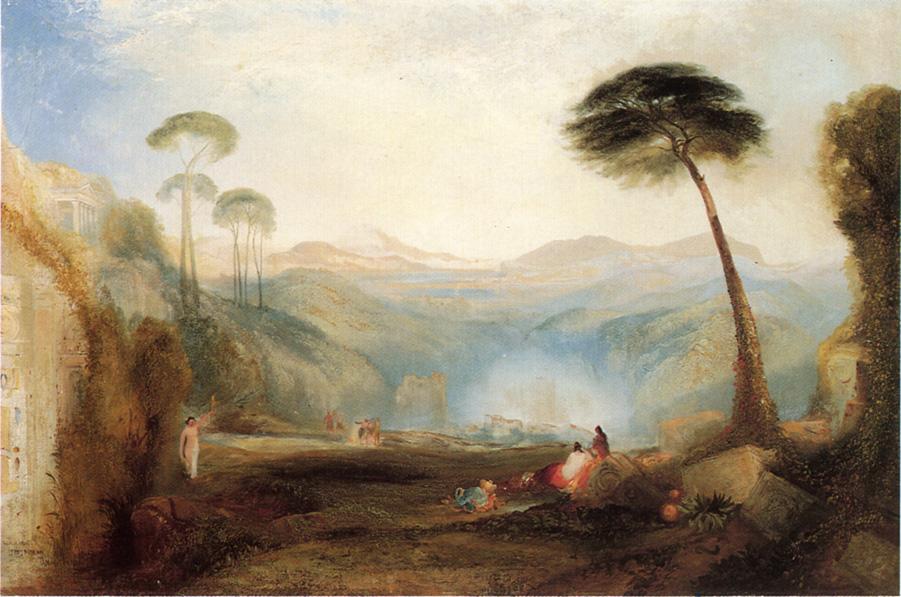 Wikioo.org - The Encyclopedia of Fine Arts - Painting, Artwork by Thomas Moran - Golden Bough (after Joseph Mallor William Turner)