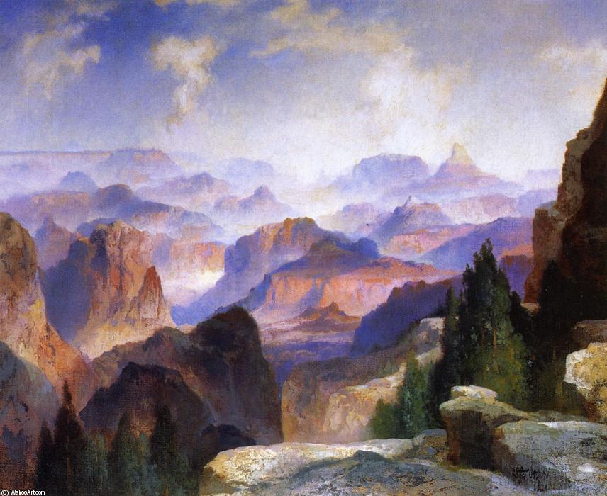WikiOO.org - Encyclopedia of Fine Arts - Maleri, Artwork Thomas Moran - Grand Canyon 1