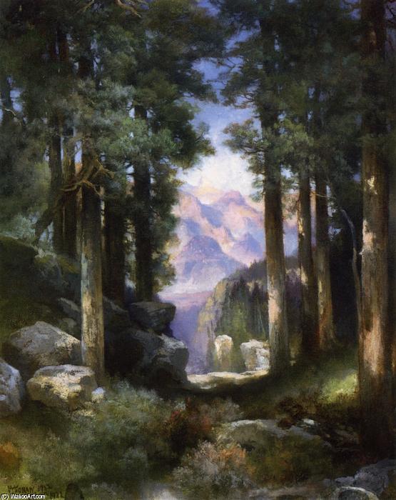 Wikioo.org - The Encyclopedia of Fine Arts - Painting, Artwork by Thomas Moran - Grand Canyon of the Colorado