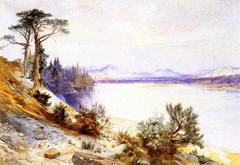 Wikioo.org - The Encyclopedia of Fine Arts - Painting, Artwork by Thomas Moran - Head of the Yellowstone River