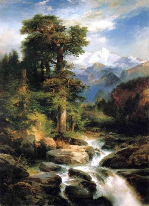 Wikioo.org - The Encyclopedia of Fine Arts - Painting, Artwork by Thomas Moran - Solitude