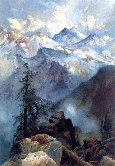 Wikioo.org - The Encyclopedia of Fine Arts - Painting, Artwork by Thomas Moran - Summit of the Sierras