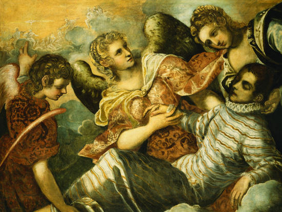 Wikioo.org - Encyklopedia Sztuk Pięknych - Malarstwo, Grafika Tintoretto (Jacopo Comin) - Inspiration