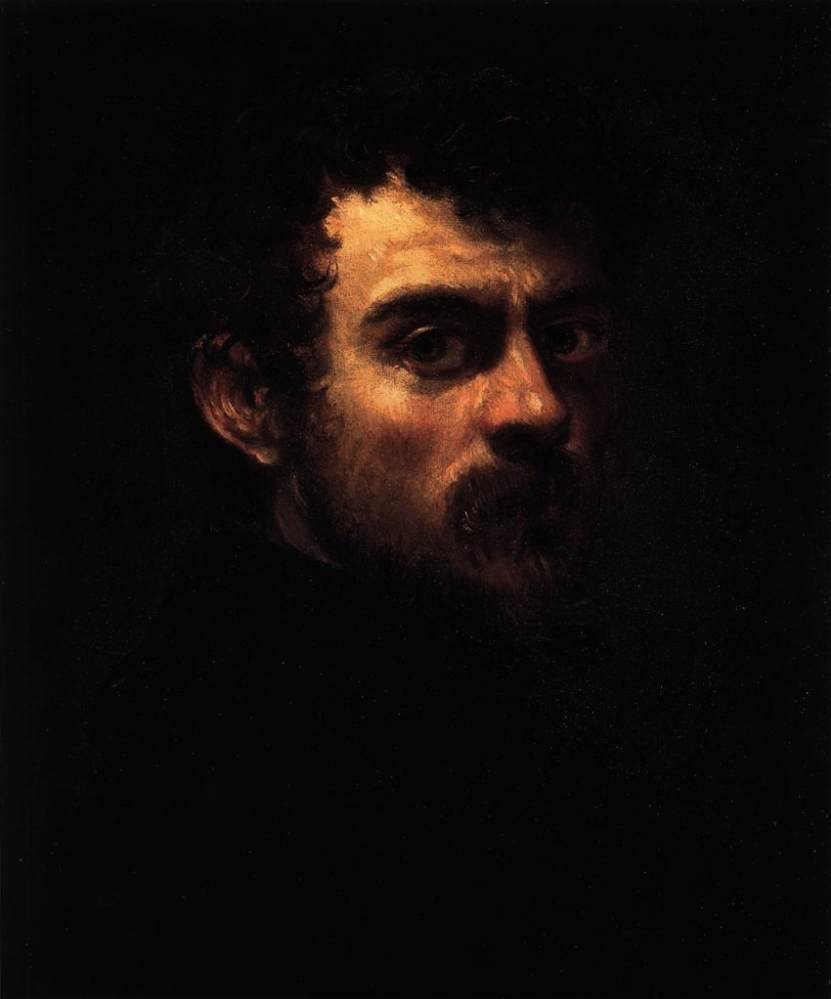 Wikioo.org - The Encyclopedia of Fine Arts - Painting, Artwork by Tintoretto (Jacopo Comin) - Self-Portrait