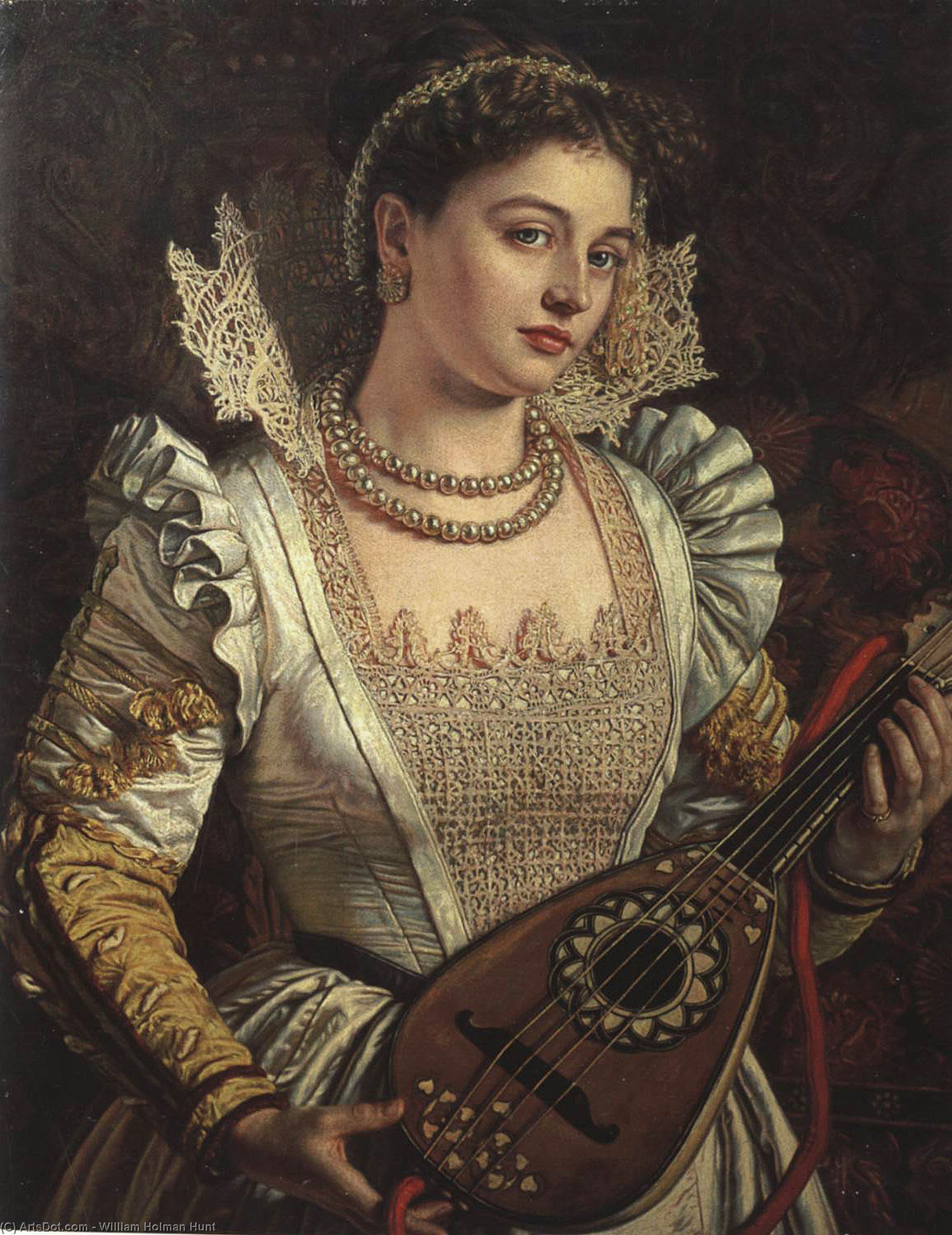 WikiOO.org - Encyclopedia of Fine Arts - Malba, Artwork William Holman Hunt - Bianca