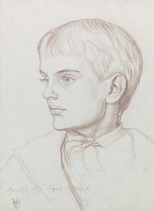 WikiOO.org - Encyclopedia of Fine Arts - Maleri, Artwork William Holman Hunt - Portrait Of Marion Edith Holman Hunt