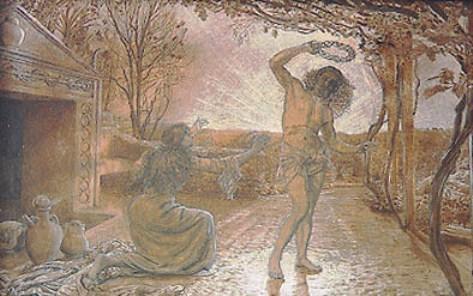 WikiOO.org - Enciklopedija dailės - Tapyba, meno kuriniai William Holman Hunt - Risen Lord appearing to Mary Magdalene