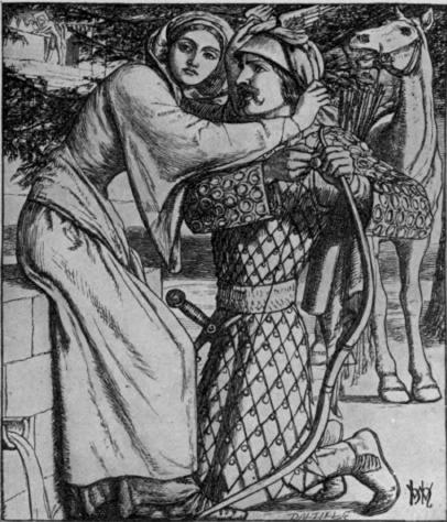 WikiOO.org - Encyclopedia of Fine Arts - Festés, Grafika William Holman Hunt - The Ballad of Oriana