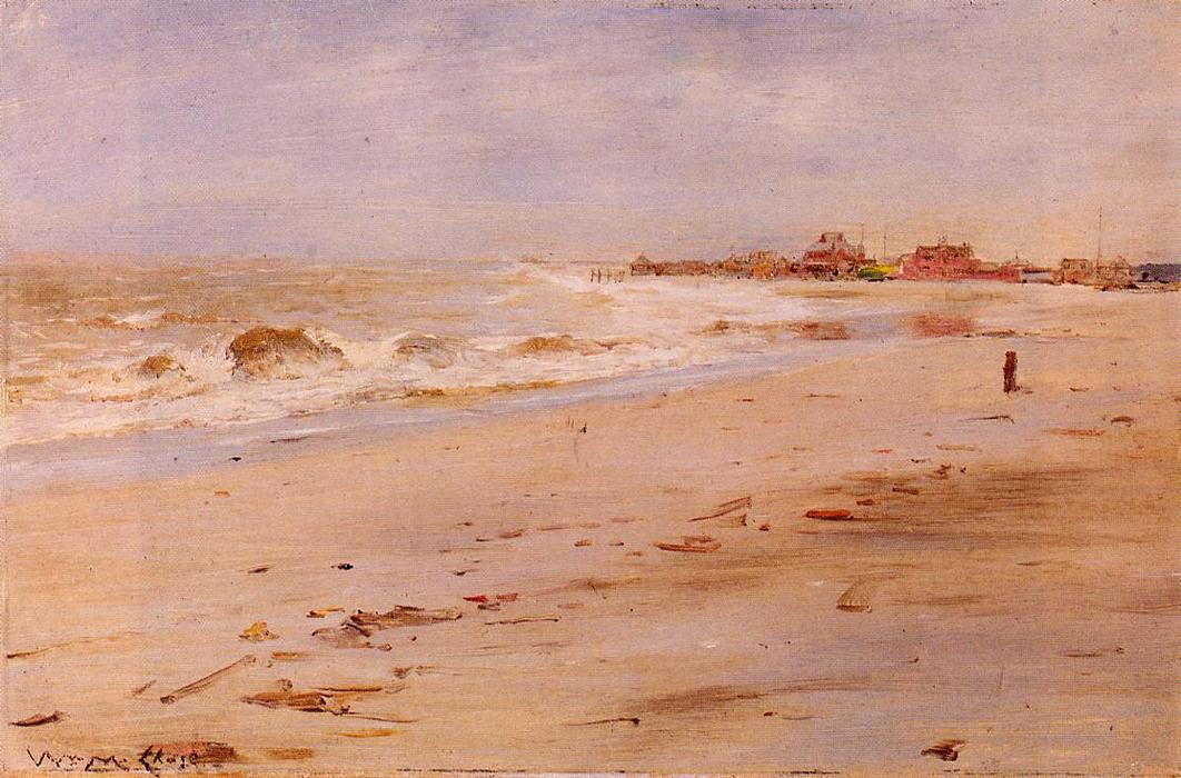 Wikioo.org - The Encyclopedia of Fine Arts - Painting, Artwork by William Merritt Chase - Coastal View