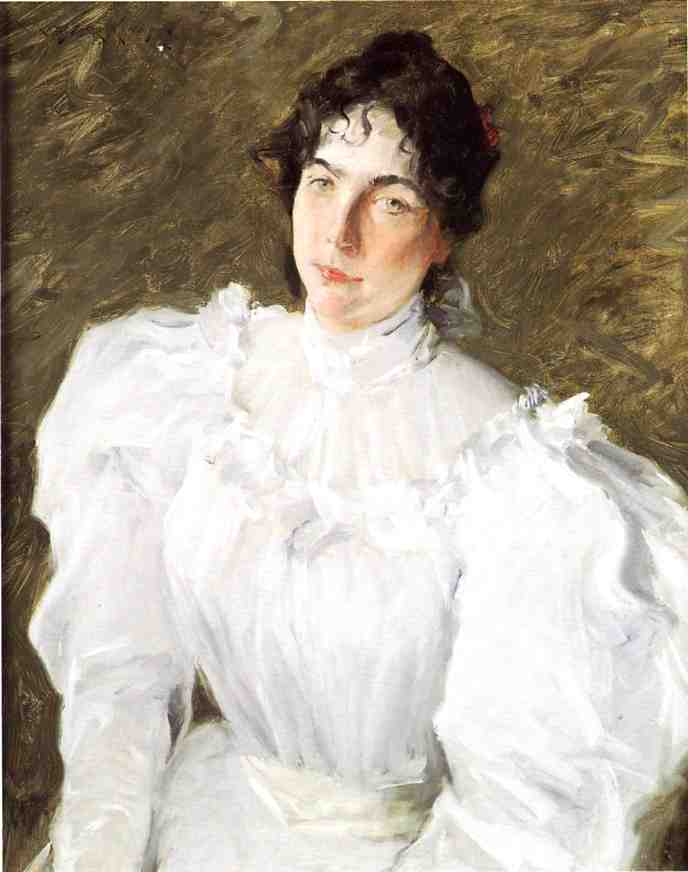 Wikioo.org - The Encyclopedia of Fine Arts - Painting, Artwork by William Merritt Chase - Portrait of Virginia Gerson 1