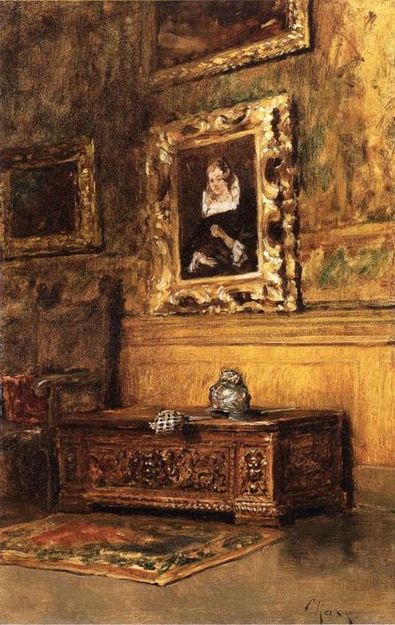 Wikioo.org - The Encyclopedia of Fine Arts - Painting, Artwork by William Merritt Chase - Studio Interior