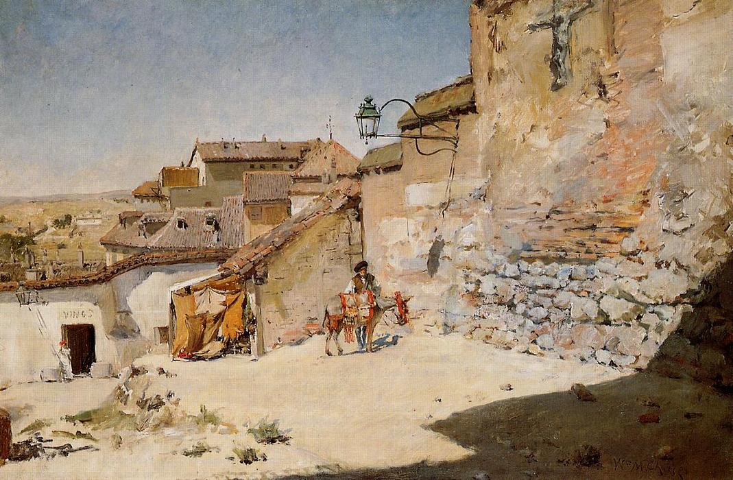 Wikioo.org - The Encyclopedia of Fine Arts - Painting, Artwork by William Merritt Chase - Sunny Spain