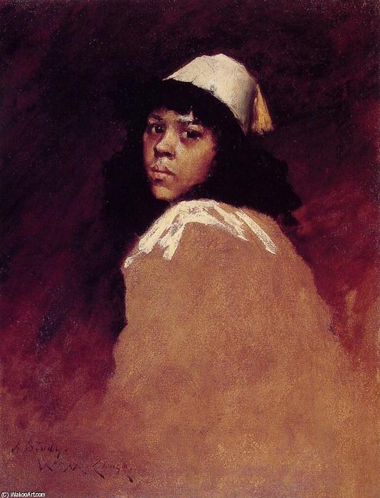 Wikioo.org - The Encyclopedia of Fine Arts - Painting, Artwork by William Merritt Chase - The Moroccan Girl