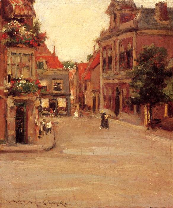 Wikioo.org - The Encyclopedia of Fine Arts - Painting, Artwork by William Merritt Chase - The Red Roofs of Haarlem