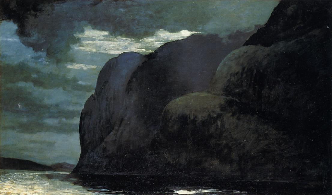 Wikioo.org - The Encyclopedia of Fine Arts - Painting, Artwork by Winslow Homer - Cape Trinity, Saguenay River