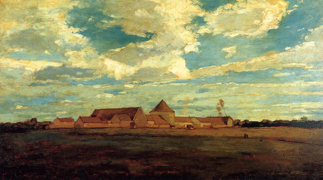 WikiOO.org - Εγκυκλοπαίδεια Καλών Τεχνών - Ζωγραφική, έργα τέχνης Winslow Homer - Cernay la Ville - French Farm