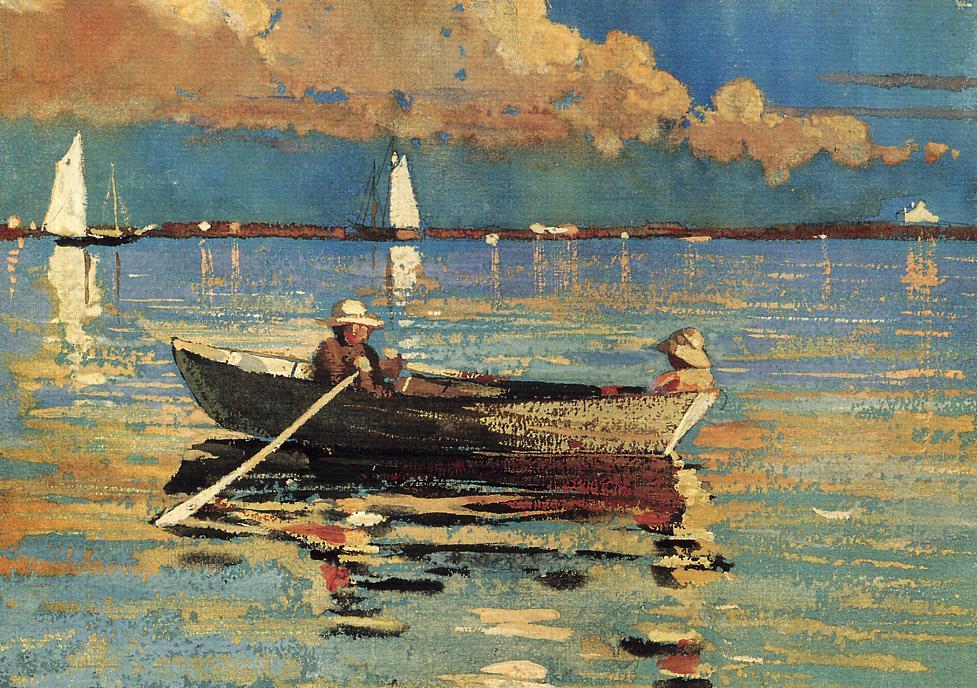 WikiOO.org - Encyclopedia of Fine Arts - Schilderen, Artwork Winslow Homer - Cloucester Harbor