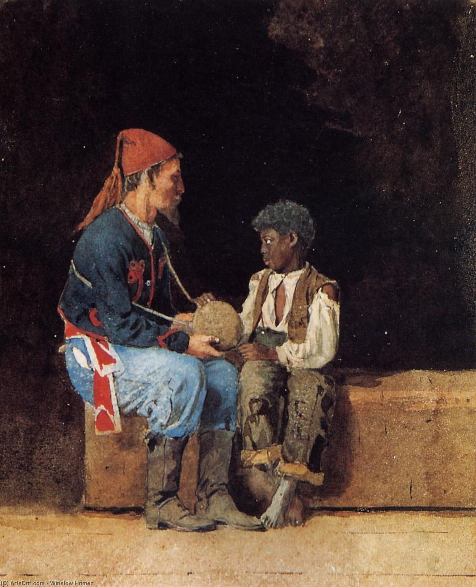 Wikioo.org - The Encyclopedia of Fine Arts - Painting, Artwork by Winslow Homer - Contraband