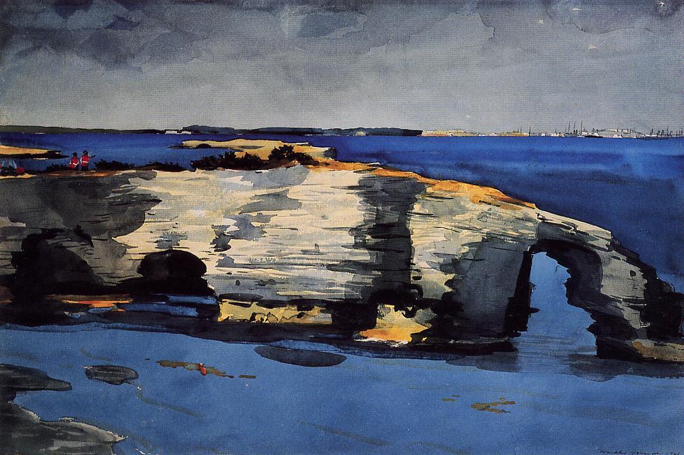 WikiOO.org - Encyclopedia of Fine Arts - Lukisan, Artwork Winslow Homer - Coral Formation
