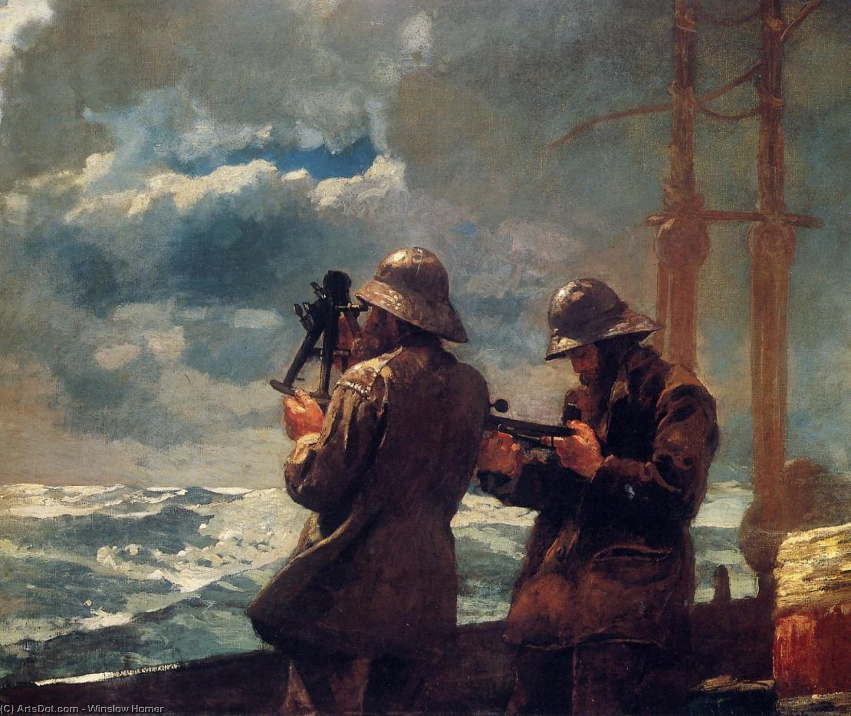 Wikioo.org - The Encyclopedia of Fine Arts - Painting, Artwork by Winslow Homer - Eight Bells