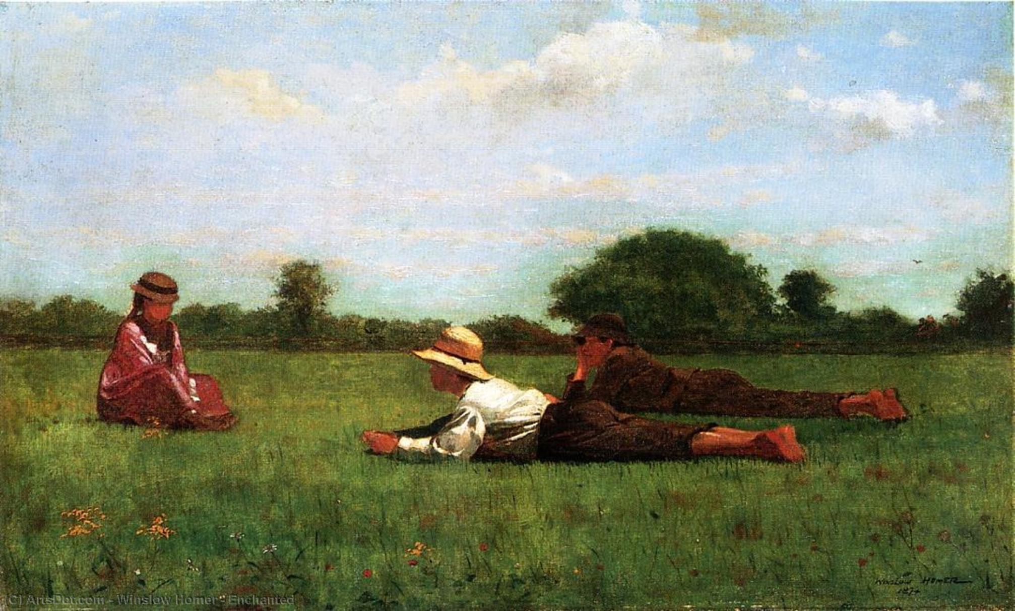 Wikioo.org - The Encyclopedia of Fine Arts - Painting, Artwork by Winslow Homer - Enchanted