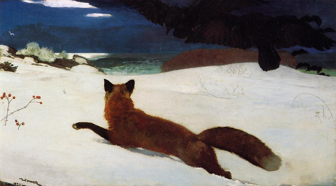 WikiOO.org - Güzel Sanatlar Ansiklopedisi - Resim, Resimler Winslow Homer - Fox Hunt