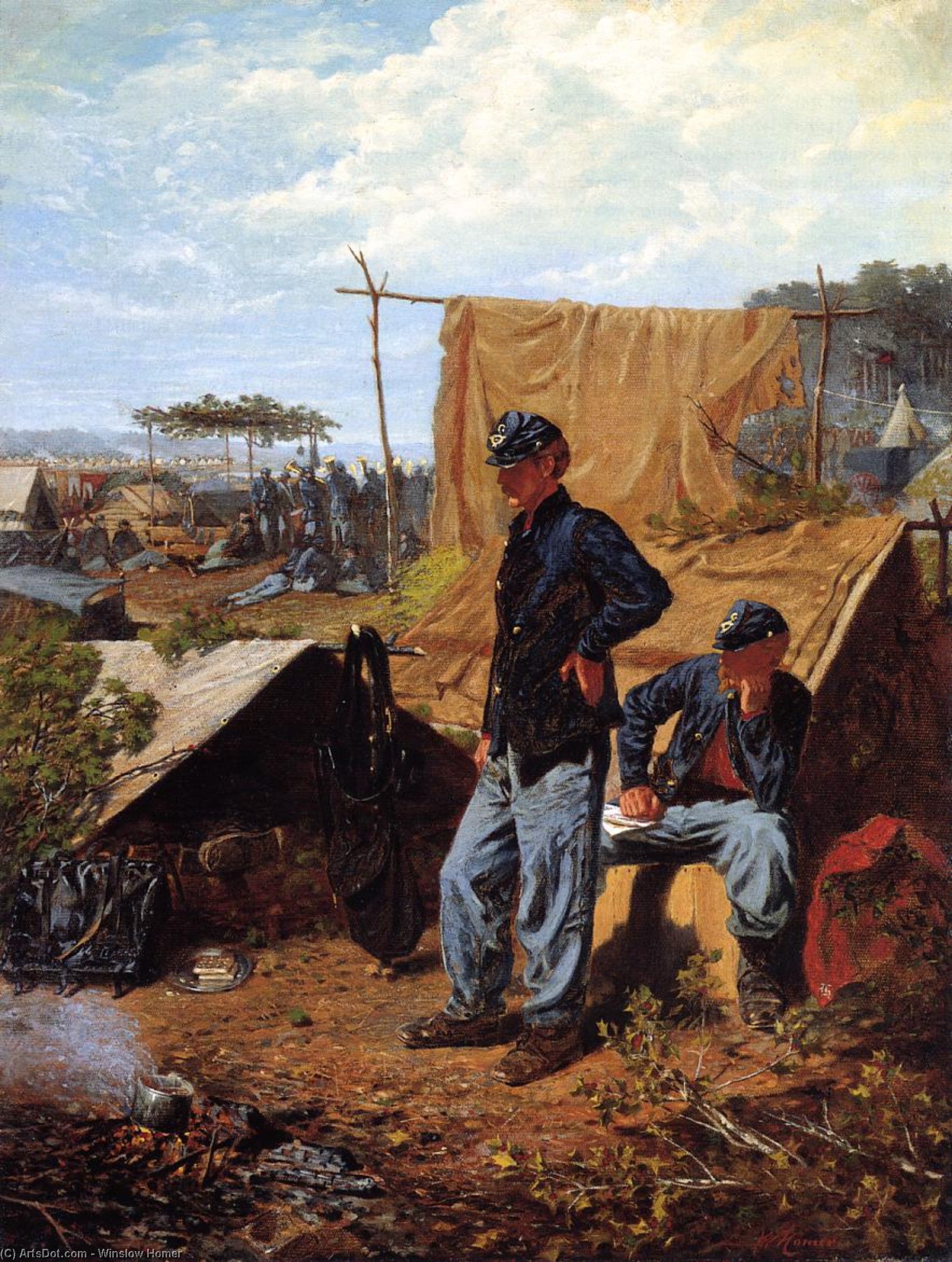 Wikioo.org - The Encyclopedia of Fine Arts - Painting, Artwork by Winslow Homer - Home Sweet Home