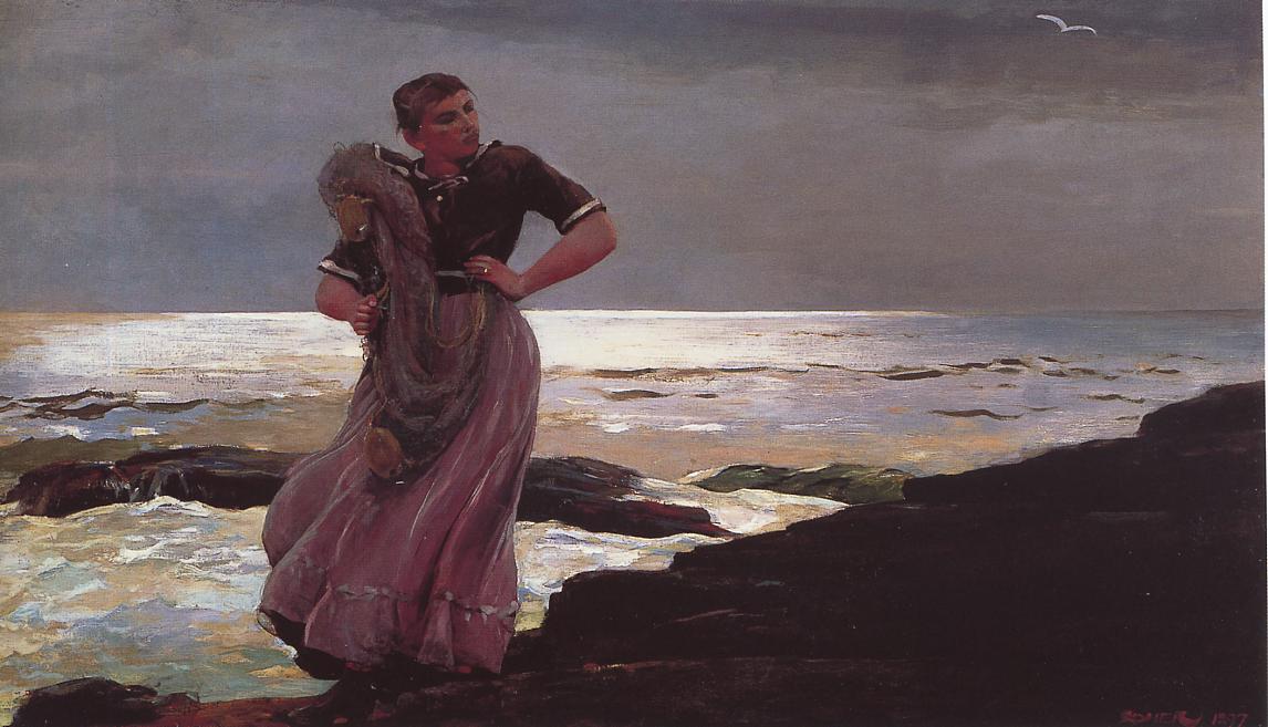 Wikioo.org – L'Enciclopedia delle Belle Arti - Pittura, Opere di Winslow Homer - luce sul mare