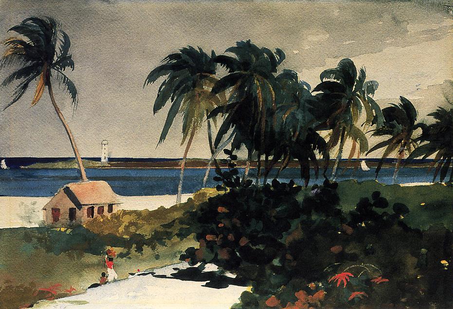Wikioo.org - The Encyclopedia of Fine Arts - Painting, Artwork by Winslow Homer - Nassau