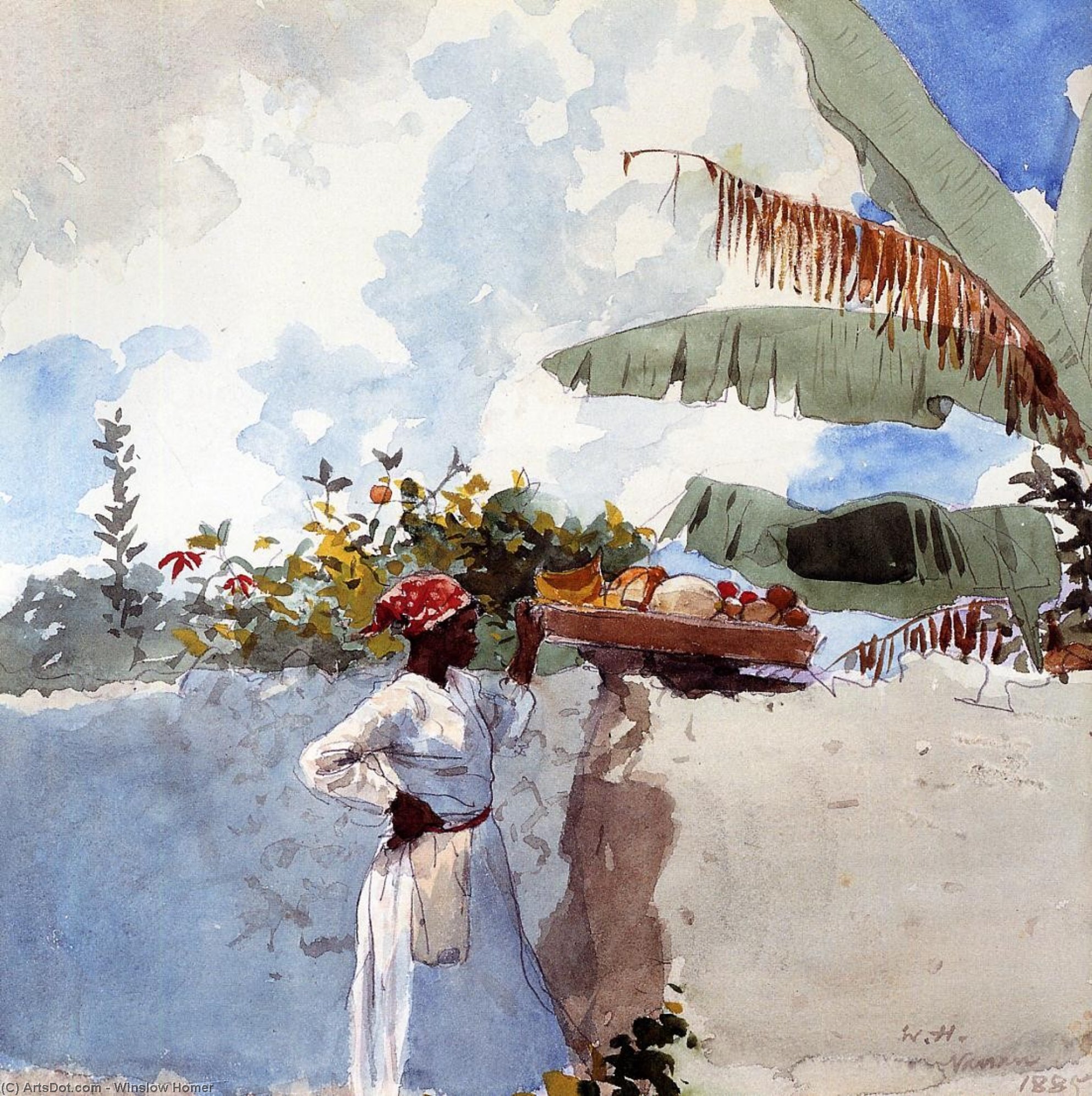 WikiOO.org - Encyclopedia of Fine Arts - Maalaus, taideteos Winslow Homer - Rest
