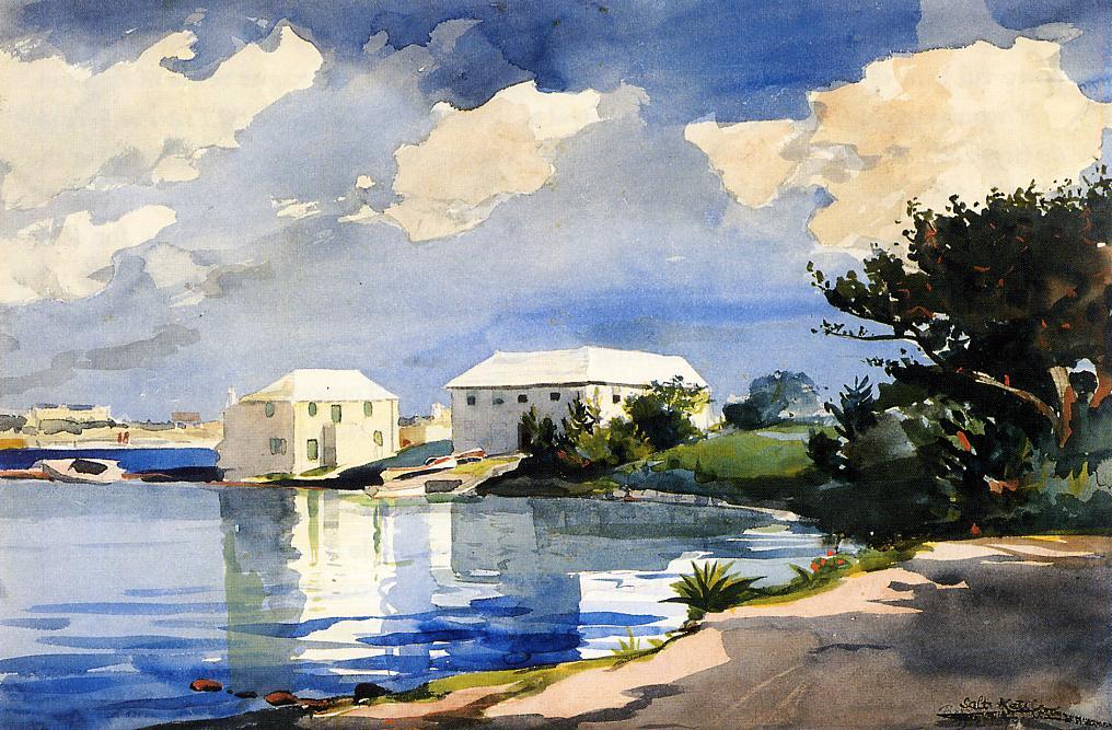 WikiOO.org - Enciclopedia of Fine Arts - Pictura, lucrări de artă Winslow Homer - Salt Kettle, Bermuda