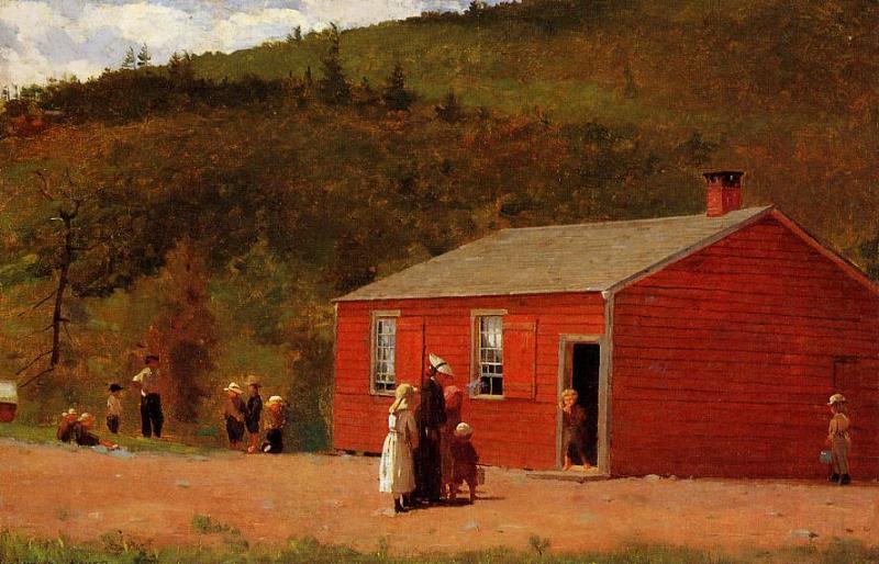 Wikioo.org - The Encyclopedia of Fine Arts - Painting, Artwork by Winslow Homer - School Time