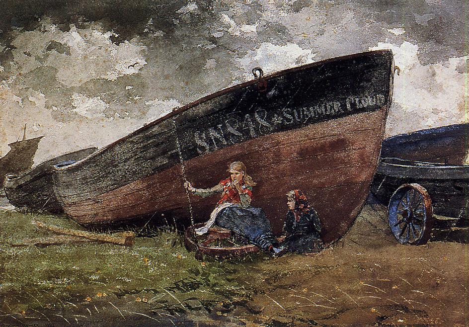 Wikioo.org – La Enciclopedia de las Bellas Artes - Pintura, Obras de arte de Winslow Homer - verano nube