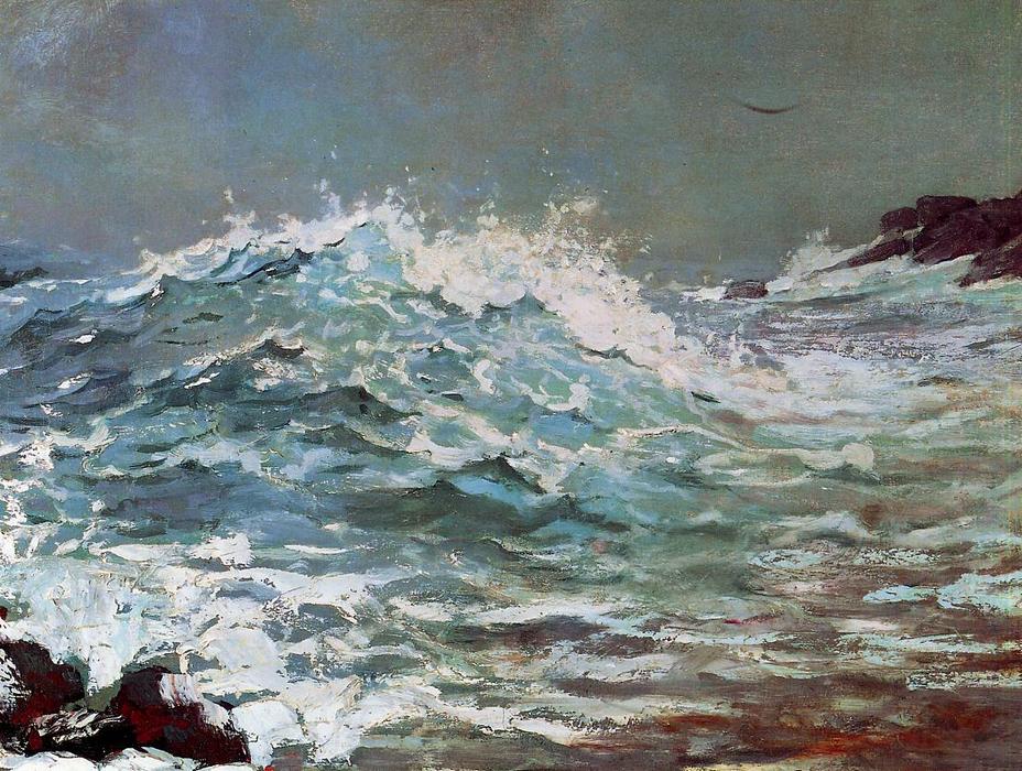 Wikioo.org - The Encyclopedia of Fine Arts - Painting, Artwork by Winslow Homer - The Backrush