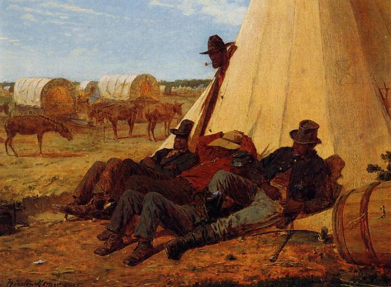 Wikioo.org - The Encyclopedia of Fine Arts - Painting, Artwork by Winslow Homer - The Bright Side
