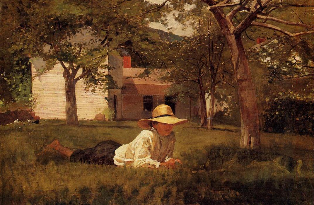 Wikioo.org – La Enciclopedia de las Bellas Artes - Pintura, Obras de arte de Winslow Homer - El Nooning