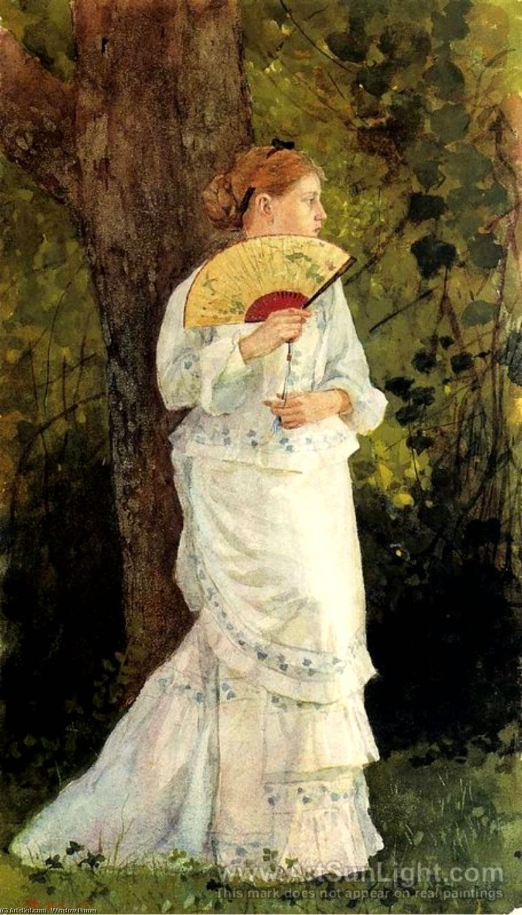 Wikioo.org – La Enciclopedia de las Bellas Artes - Pintura, Obras de arte de Winslow Homer - El Trysting Place