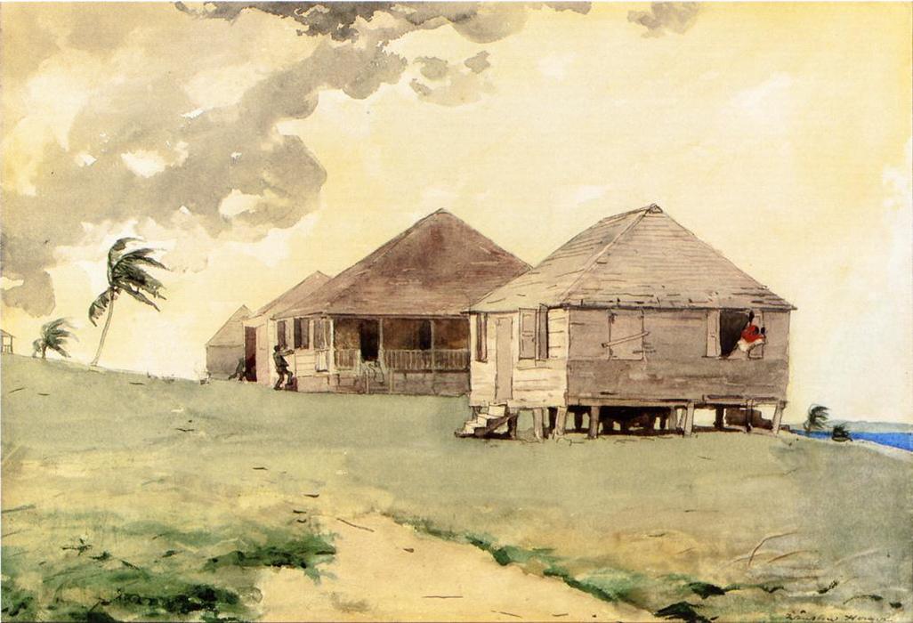 Wikioo.org – L'Encyclopédie des Beaux Arts - Peinture, Oeuvre de Winslow Homer - Tornade , Bahamas