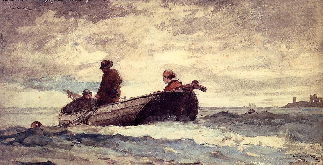 Wikioo.org - The Encyclopedia of Fine Arts - Painting, Artwork by Winslow Homer - Tynemouth Priory, England
