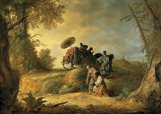 Wikioo.org - The Encyclopedia of Fine Arts - Painting, Artwork by Aelbert Jacobsz Cuyp - The Baptism of the Eunuch