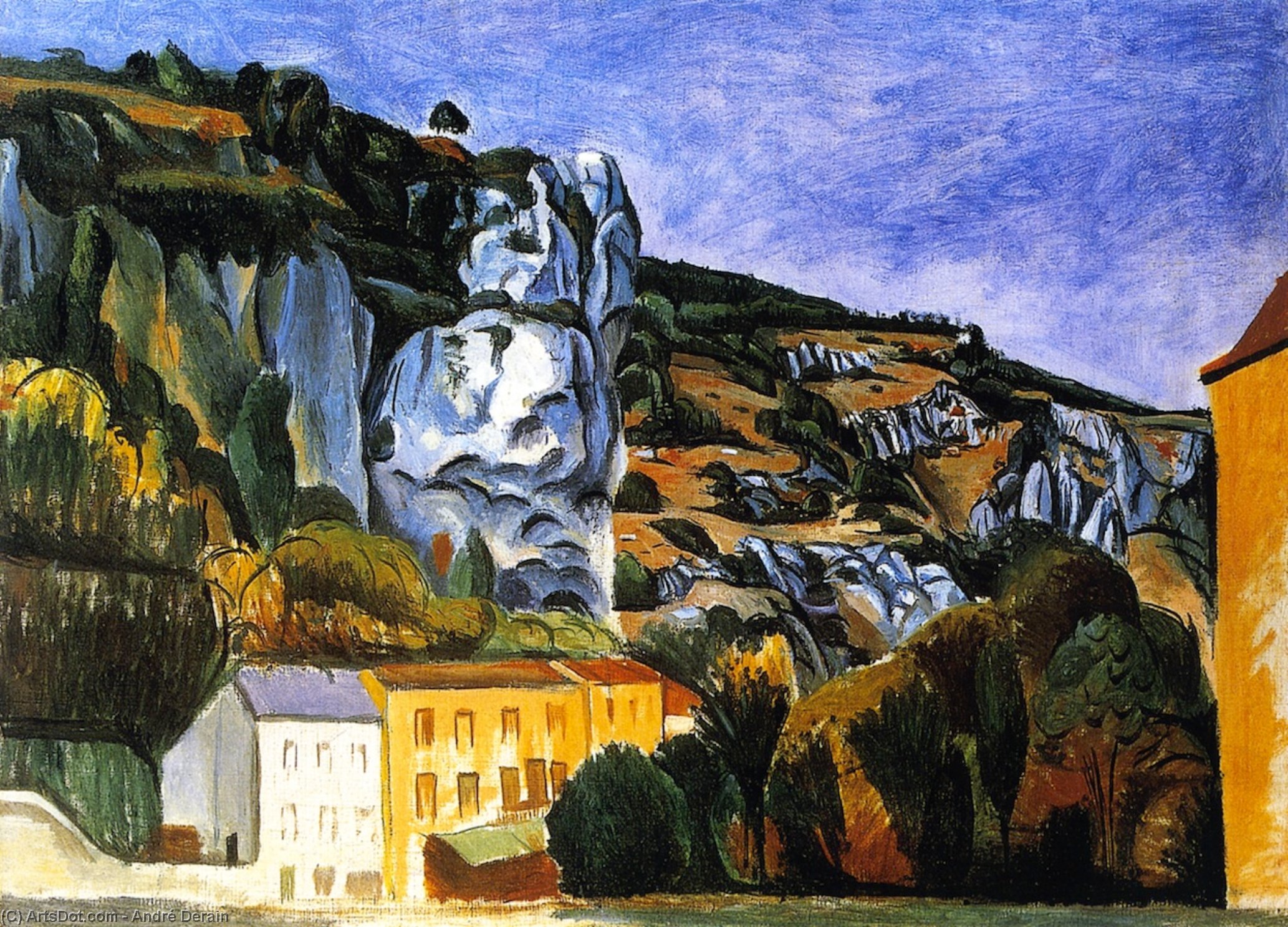 Wikioo.org - The Encyclopedia of Fine Arts - Painting, Artwork by André Derain - Cliffs