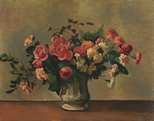 Wikioo.org - The Encyclopedia of Fine Arts - Painting, Artwork by André Derain - Flowers in a Vase