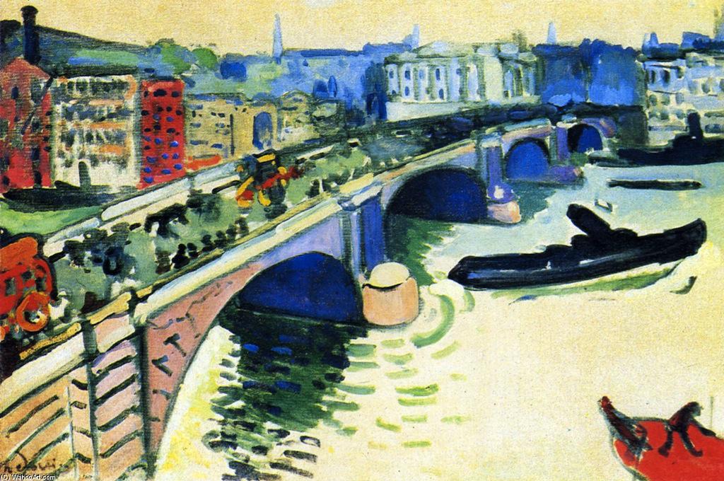 Wikioo.org – La Enciclopedia de las Bellas Artes - Pintura, Obras de arte de André Derain - Londres puente